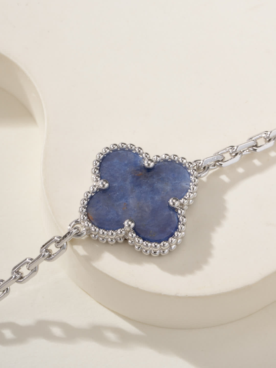 Van Cleef & Arpels Alhambra Blue Sapphire Bracelet
